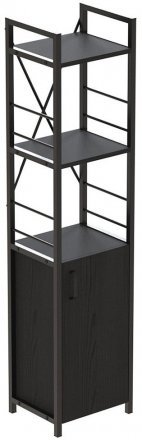 Етажерка 3/34 Ferrum-decor Серії Конект із тумбою 144x34x28 Чорний ДСП Сосна Кембра (FRD-104423) Етажерка 3/34 Ferrum-decor Серії Конект із тумбою 144x34x28 Чорний ДСП Сосна Кембра (FRD-104423)