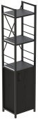 Етажерка 3/34 Ferrum-decor Серії Конект із тумбою 144x34x28 Чорний ДСП Сосна Кембра (FRD-104423) Етажерка 3/34 Ferrum-decor Серії Конект із тумбою 144x34x28 Чорний ДСП Сосна Кембра (FRD-104423)