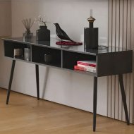 Тумба під телевізор Кентук Ferrum-decor 45x139x38 Чорний метал ДСП Сосна Кембра 16 мм (FRD-106728) Тумба під телевізор Кентук Ferrum-decor 45x139x38 Чорний метал ДСП Сосна Кембра 16 мм (FRD-106728)