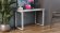 Письмовий стіл Ferrum-decor Драйв 750x1400x600 Сірий метал ДСП Бетон 16 мм (FRD-103142)