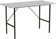 Стіл письмовий Line Тайм Ferrum-decor 750x1200x600 Чорний метал ДСП Біле 16 мм (FRD-104885)