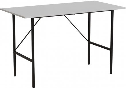 Стіл письмовий Line Тайм Ferrum-decor 750x1200x600 Чорний метал ДСП Біле 16 мм (FRD-104885) Стіл письмовий Line Тайм Ferrum-decor 750x1200x600 Чорний метал ДСП Біле 16 мм (FRD-104885)