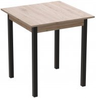 Стіл кухонний Ferrum-decor Агата 75x80x80 Чорний ДСП Сан-Марино 16мм (FRD-105637) Стіл кухонний Ferrum-decor Агата 75x80x80 Чорний ДСП Сан-Марино 16мм (FRD-105637)