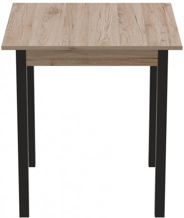 Стіл кухонний Ferrum-decor Агата 75x80x80 Чорний ДСП Сан-Марино 16мм (FRD-105637)