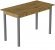 Стіл кухонний Ferrum-decor Маріо 75x120x80 Сірий ДСП Дуб Артизан 16мм (FRD-105737)