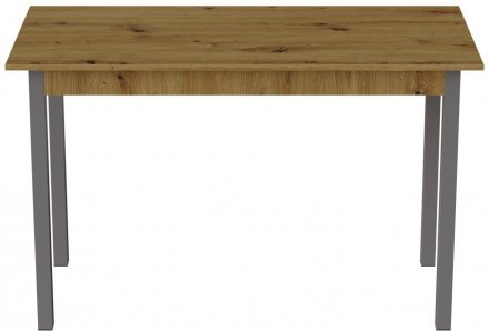 Стіл кухонний Ferrum-decor Маріо 75x120x80 Сірий ДСП Дуб Артизан 16мм (FRD-105737)