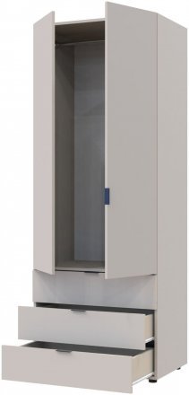 Шафа розпашна для одягу Doros Гелар 77,5х49,5х203,4 см Кашемір (DRS-011237)