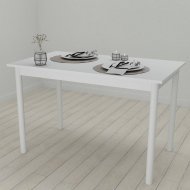 Стіл кухонний Ferrum-decor Беніта 75x120x60 Білий ДСП Біле 16мм (FRD-106266)
