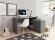 Стіл офісний письмовий Perfect Home Тео / Teo 3S/138 з 3 шухлядами Графіт (PFH-091166)