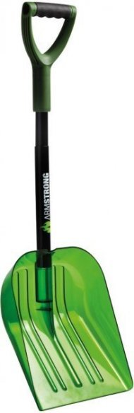Лопата для прибирання снігу Armstrong Auto складана для авто 27х89 см лайм 59468