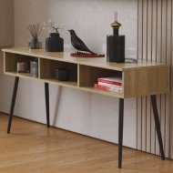 Тумба під телевізор Кентук Ferrum-decor 45x139x38 Чорний метал ДСП Дуб Сонома 16 мм (FRD-106730) Тумба під телевізор Кентук Ferrum-decor 45x139x38 Чорний метал ДСП Дуб Сонома 16 мм (FRD-106730)