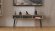 Тумба під телевізор Кентук Ferrum-decor 45x139x38 Чорний метал ДСП Дуб Сонома 16 мм (FRD-106730)
