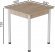 Стіл кухонний Ferrum-decor Агата 75x90x90 Білий ДСП Сан-Марино 16мм (FRD-105638)