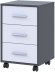 Тумба офісна Doros Т3 43х42х66,4 см Графіт/Білий (DRS-011399)