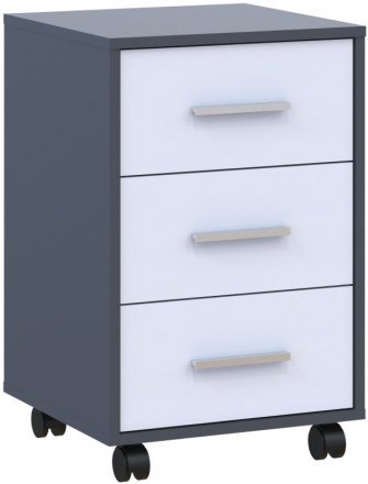 Тумба офісна Doros Т3 43х42х66,4 см Графіт/Білий (DRS-011399)