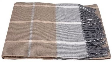 Плед Валенсія Harry 140х200 см біл-св Плед Валенсія Harry 140х200 см біл-св