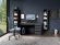 Стіл туалетний письмовий Perfect Home Ада / Ada 5S/120 з 5 шухлядами Антрацит (PFH-091308)