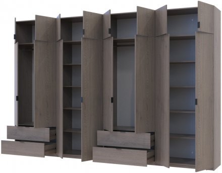 Комплект шаф для одягу Doros Лукас (2 шт.) 360х50х240 см Канноло (DRS-011859)