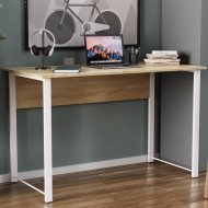 Письмовий стіл Ferrum-decor Курт 75x100x70 білий ДСП Дуб Сонома 16мм (FRD-102227)