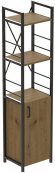 Етажерка 3/34 Ferrum-decor Серії Конект з тумбою 144x34x28 Чорний ДСП Артизан (FRD-104426) Етажерка 3/34 Ferrum-decor Серії Конект з тумбою 144x34x28 Чорний ДСП Артизан (FRD-104426)