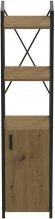 Етажерка 3/34 Ferrum-decor Серії Конект з тумбою 144x34x28 Чорний ДСП Артизан (FRD-104426) Етажерка 3/34 Ferrum-decor Серії Конект з тумбою 144x34x28 Чорний ДСП Артизан (FRD-104426)