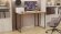 Комп'ютерний стіл Ferrum-decor Ханна 76x100x70 чорний ДСП Дуб Артизан 32мм (FRD-106235)