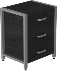 Тумба універсальна Ferrum-decor Вів'єн 3 50x41x40 сірий ДСП Сосна Кембра 16мм (FRD-104200)
