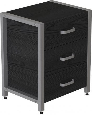 Тумба універсальна Ferrum-decor Вів'єн 3 50x41x40 сірий ДСП Сосна Кембра 16мм (FRD-104200) Тумба універсальна Ferrum-decor Вів'єн 3 50x41x40 сірий ДСП Сосна Кембра 16мм (FRD-104200)