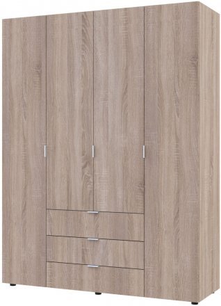 Шафа розпашна для одягу Doros Гелар 155х49,5х203,4 см Дуб сонома (DRS-011102)