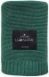Бамбуковий плетений плед Classic 80х100 см Bottle Green lullalove-4810