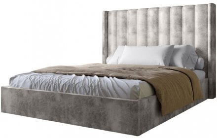 Двоспальне ліжко з підйомним механізмом LION Ніно 160x200 см SILK 104 Кавовий (LION-045054) Двоспальне ліжко з підйомним механізмом LION Ніно 160x200 см SILK 104 Кавовий (LION-045054)