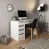 Стіл туалетний письмовий Perfect Home Ада / Ada 5S/120 з 5 шухядами Білий глянець (PFH-091306) Стіл туалетний письмовий Perfect Home Ада / Ada 5S/120 з 5 шухядами Білий глянець (PFH-091306)