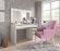 Стіл туалетний письмовий Perfect Home Ада / Ada 5S/120 з 5 шухядами Білий глянець (PFH-091306) Стіл туалетний письмовий Perfect Home Ада / Ada 5S/120 з 5 шухядами Білий глянець (PFH-091306)