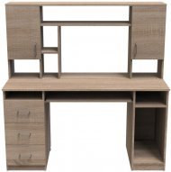 Стіл комп'ютерний Анжело Ferrum-decor 1400x1422x600 ДСП Дуб Сонома 16 мм (FRD-104707)