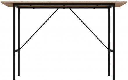 Стіл письмовий Line Тайм Ferrum-decor 750x1200x600 Чорний метал ДСП Дуб Сонома 16 мм (FRD-104888)