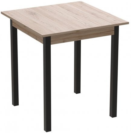 Стіл кухонний Ferrum-decor Агата 75x90x90 Чорний ДСП Сан-Марино 16мм (FRD-105640)