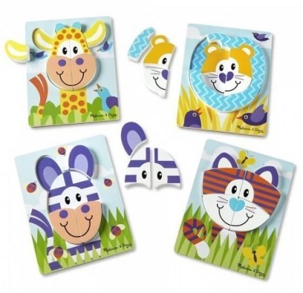 Перші дерев'яні пазли Сафарі MD30131 Перші дерев'яні пазли Сафарі MD30131