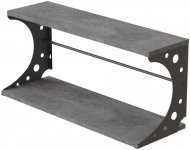 Настінна полиця Ferrum-decor Букін 330x500x240 метал Сірий ДСП Бетон 16 мм (FRD-102862) Настінна полиця Ferrum-decor Букін 330x500x240 метал Сірий ДСП Бетон 16 мм (FRD-102862)