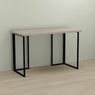 Письмовий стіл Ferrum-decor Ханна 76x100x60 чорний ДСП Дуб Сонома 32мм (FRD-103477)