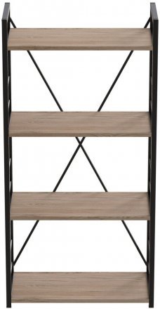 Етажерка 4/60 Ferrum-decor Серії Конект 120x60x28 чорний ДСП Дуб Сан-Марино 16мм (FRD-104237) Етажерка 4/60 Ferrum-decor Серії Конект 120x60x28 чорний ДСП Дуб Сан-Марино 16мм (FRD-104237)
