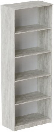 Шафа Анжело Ferrum-decor на 5 полиць 1900x800x380 ДСП Бетон 16 мм (FRD-105048)