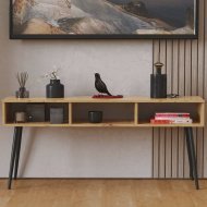 Тумба під телевізор Кентуки Ferrum-decor 45x139x38 Чорний метал ДСП Дуб Артизан 16 мм (FRD-106734) Тумба під телевізор Кентуки Ferrum-decor 45x139x38 Чорний метал ДСП Дуб Артизан 16 мм (FRD-106734)