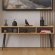 Тумба під телевізор Кентуки Ferrum-decor 45x139x38 Чорний метал ДСП Дуб Артизан 16 мм (FRD-106734)