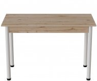 Стіл кухонний Ferrum-decor Беніта 75x120x60 Білий ДСП Сан-Марино 16мм (FRD-105641)