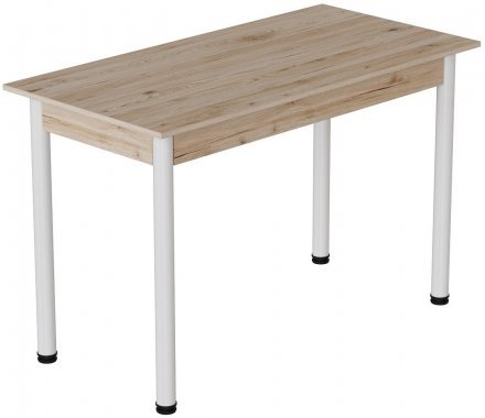 Стіл кухонний Ferrum-decor Беніта 75x120x60 Білий ДСП Сан-Марино 16мм (FRD-105641)