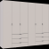 Комплект шаф для одягу Doros Гелар (2 шт.) 232,4х49,5х203,4 см Кашемір (DRS-011241) Комплект шаф для одягу Doros Гелар (2 шт.) 232,4х49,5х203,4 см Кашемір (DRS-011241)