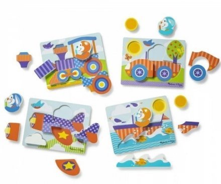 Перші дерев'яні пазли Транспорт MD30133