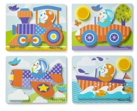 Перші дерев'яні пазли Транспорт MD30133