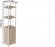 Етажерка 3/34 Ferrum-decor Серії Конект із тумбою 144x34x28 Білий ДСП Сан-Марино (FRD-104429)