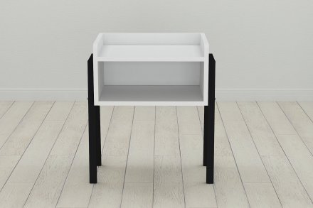 Тумба модульна Ferrum-decor Джузі 540x450x320 метал Чорний ДСП Біле 16 мм (FRD-102968) Тумба модульна Ferrum-decor Джузі 540x450x320 метал Чорний ДСП Біле 16 мм (FRD-102968)